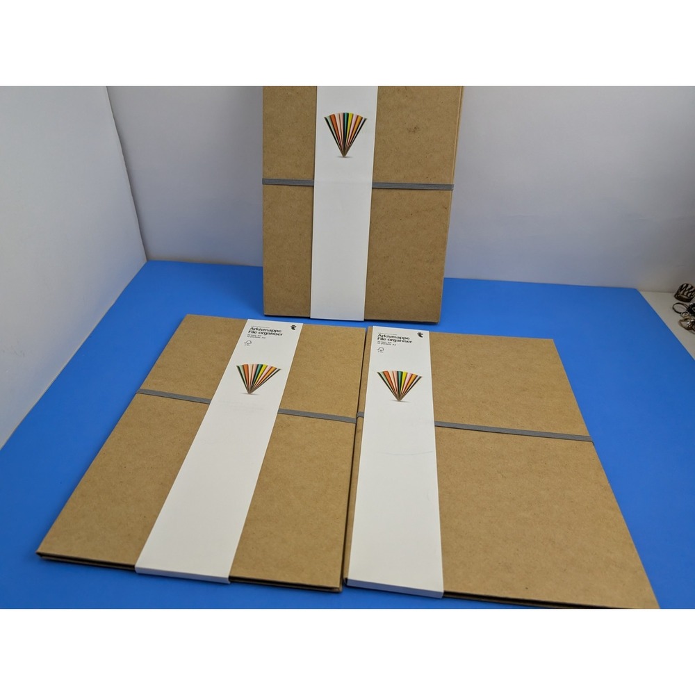 Bundle of 3 Ordinary Made Extraordinary 10 Pocket Accordion File Organizers A4